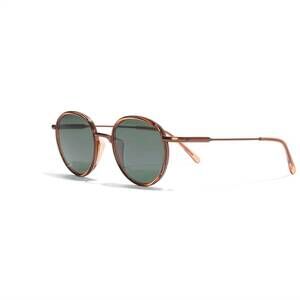 NEW SUNSKI women's baia round sunglasses in copper forest